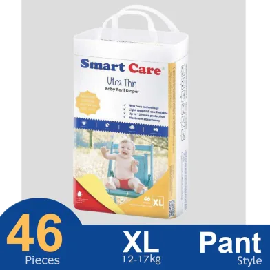 Smart Care Pant System Baby Diaper (XL Size) (46 Pcs) - SBD-PantXL’46 - Rokomari product